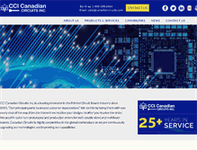 Tablet Screenshot of canadiancircuits.com
